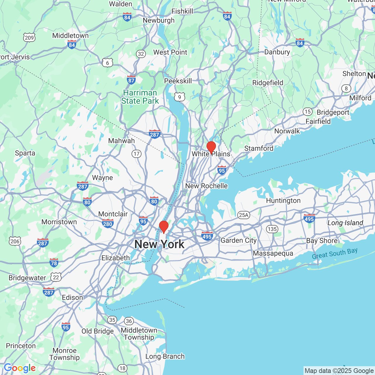 Google map image of our locations